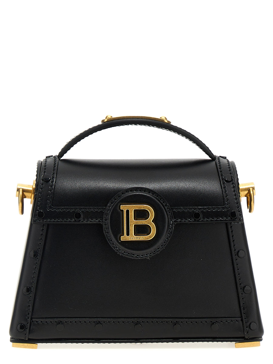 Balmain B-Buzz Dynasty Small Handbag For Women Calfskin Leather With Chain Strap Magnetic Closure Day To Night