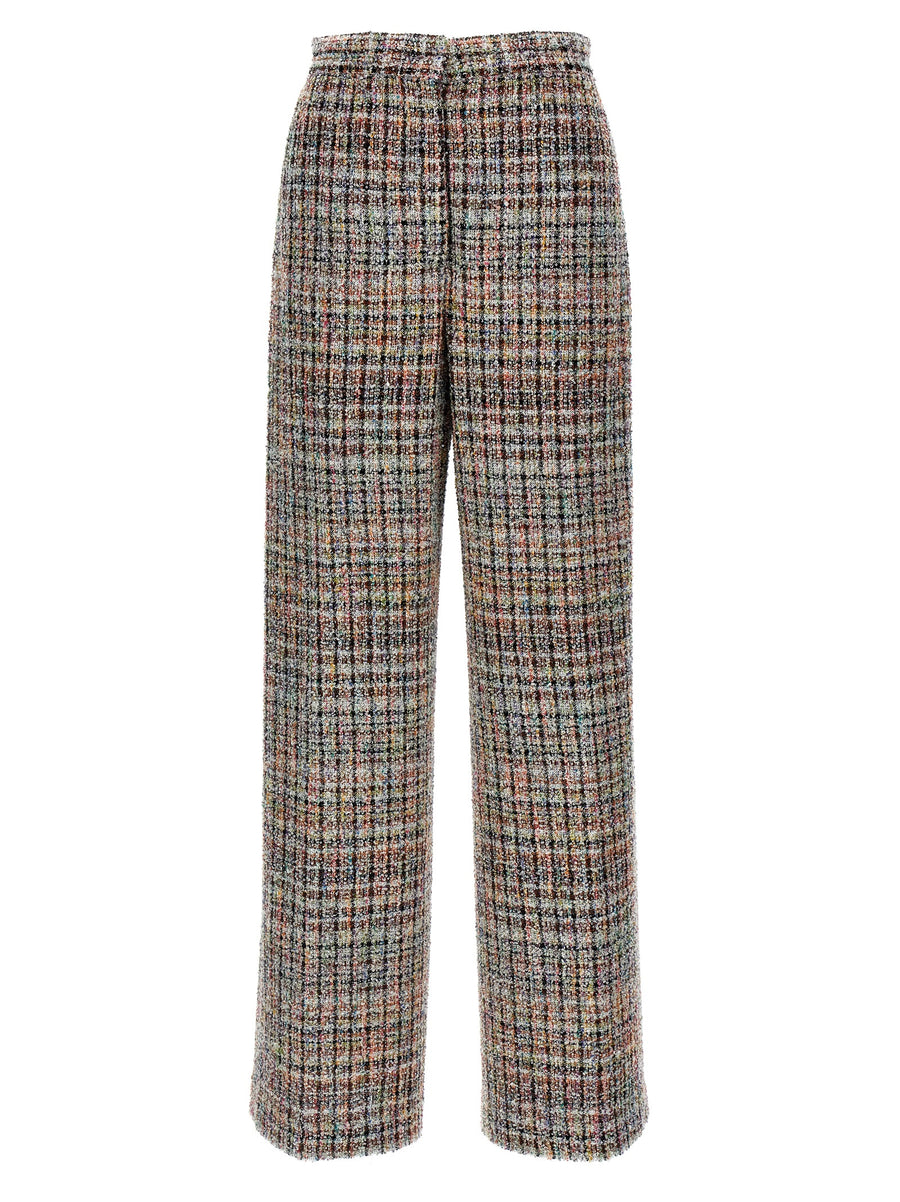 Missoni Micro Sequin Pants Bouclé Wool Blend Multicolor For Women Luxe Trousers Evening Ready Style