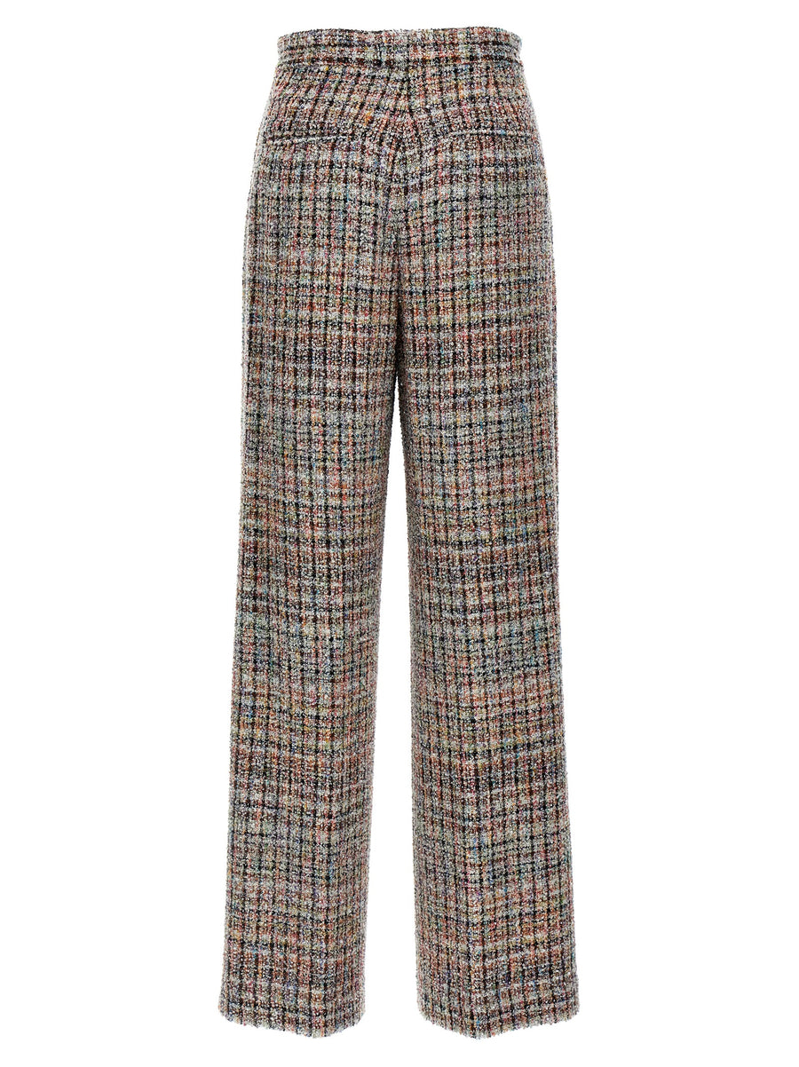Missoni Micro Sequin Pants Bouclé Wool Blend Multicolor For Women Luxe Trousers Evening Ready Style