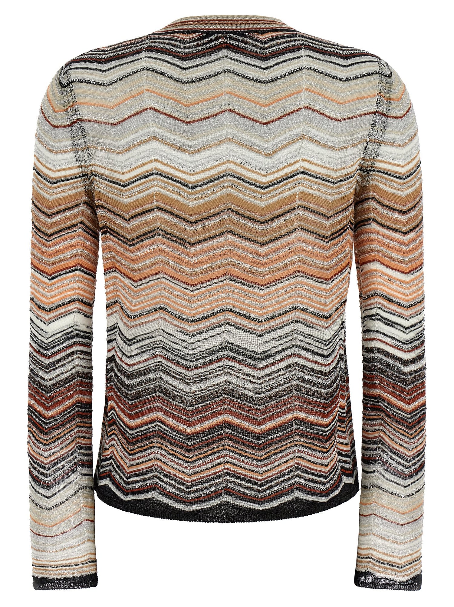 Missoni Chevron Lamé Cardigan