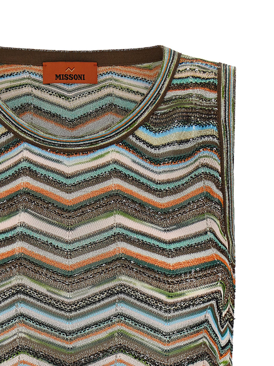 Missoni Chevron Workmanship Top