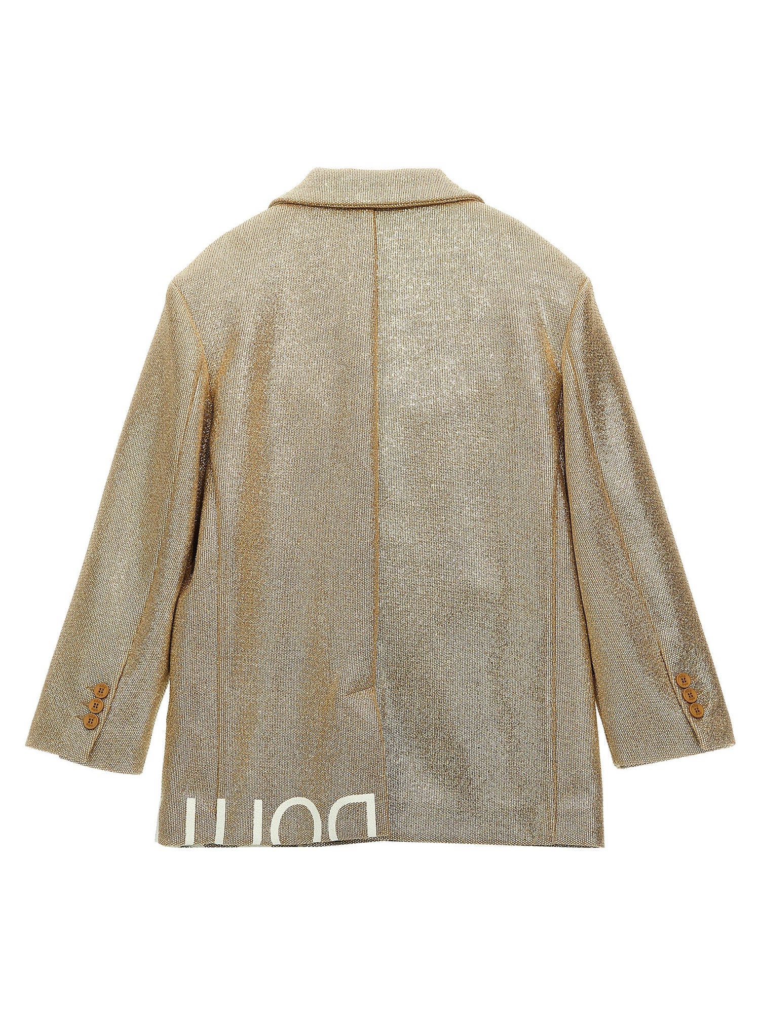 Douuod Laminated Single-breasted Blazer