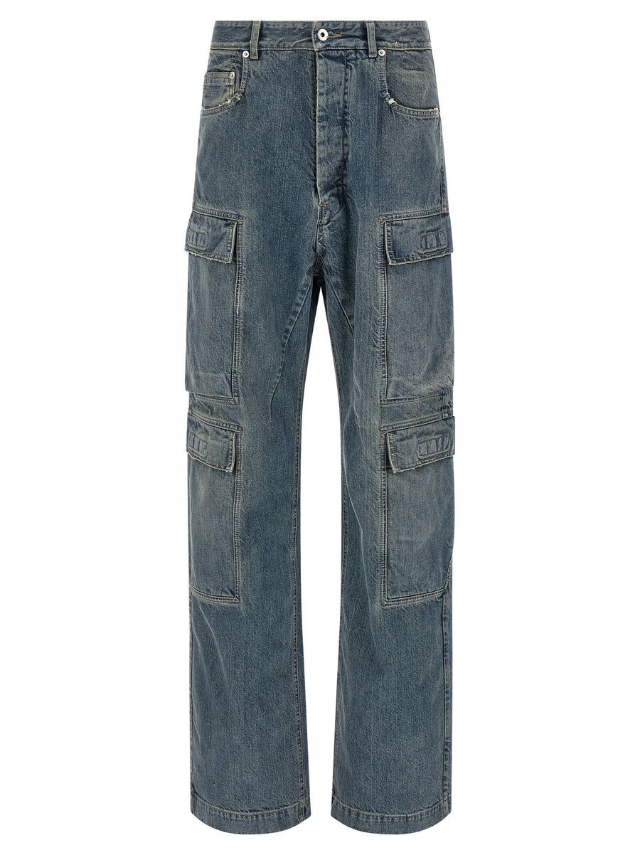Drkshdw Double Cargo Jeans For Men With Rugged Utility And All Day Comfort All Season Style
