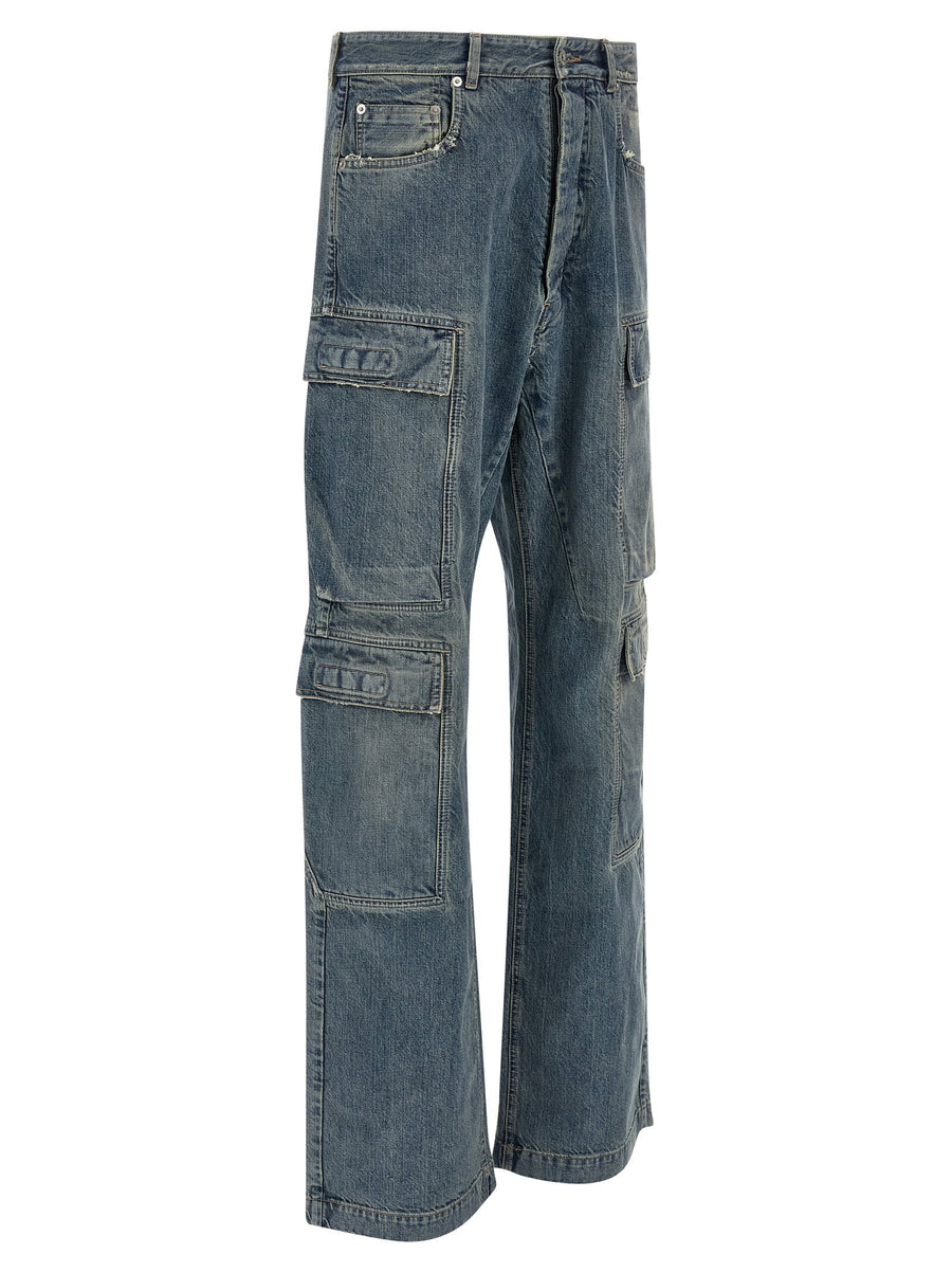 Drkshdw Double Cargo Jeans For Men With Rugged Utility And All Day Comfort All Season Style