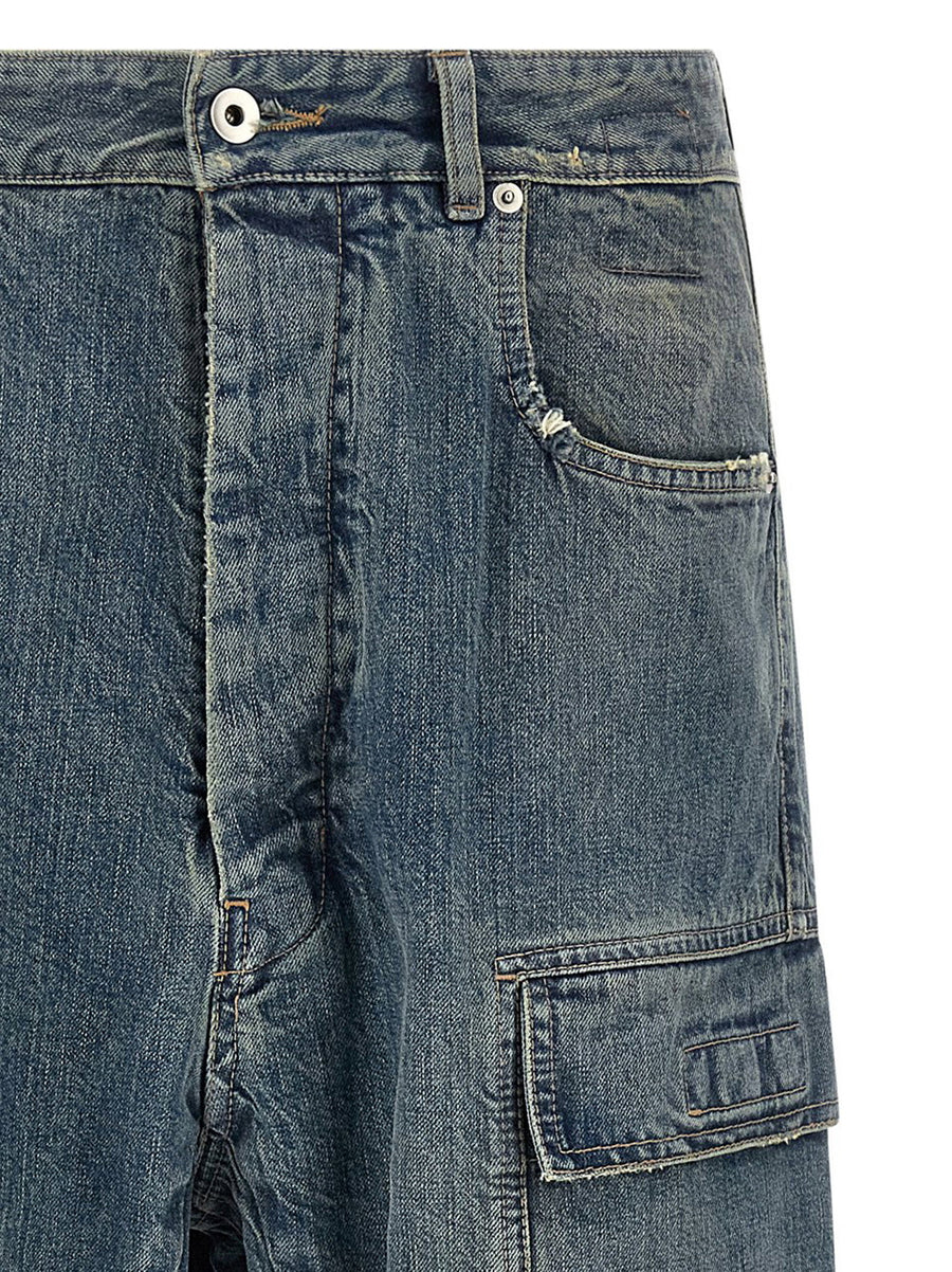 Drkshdw Double Cargo Jeans For Men With Rugged Utility And All Day Comfort All Season Style