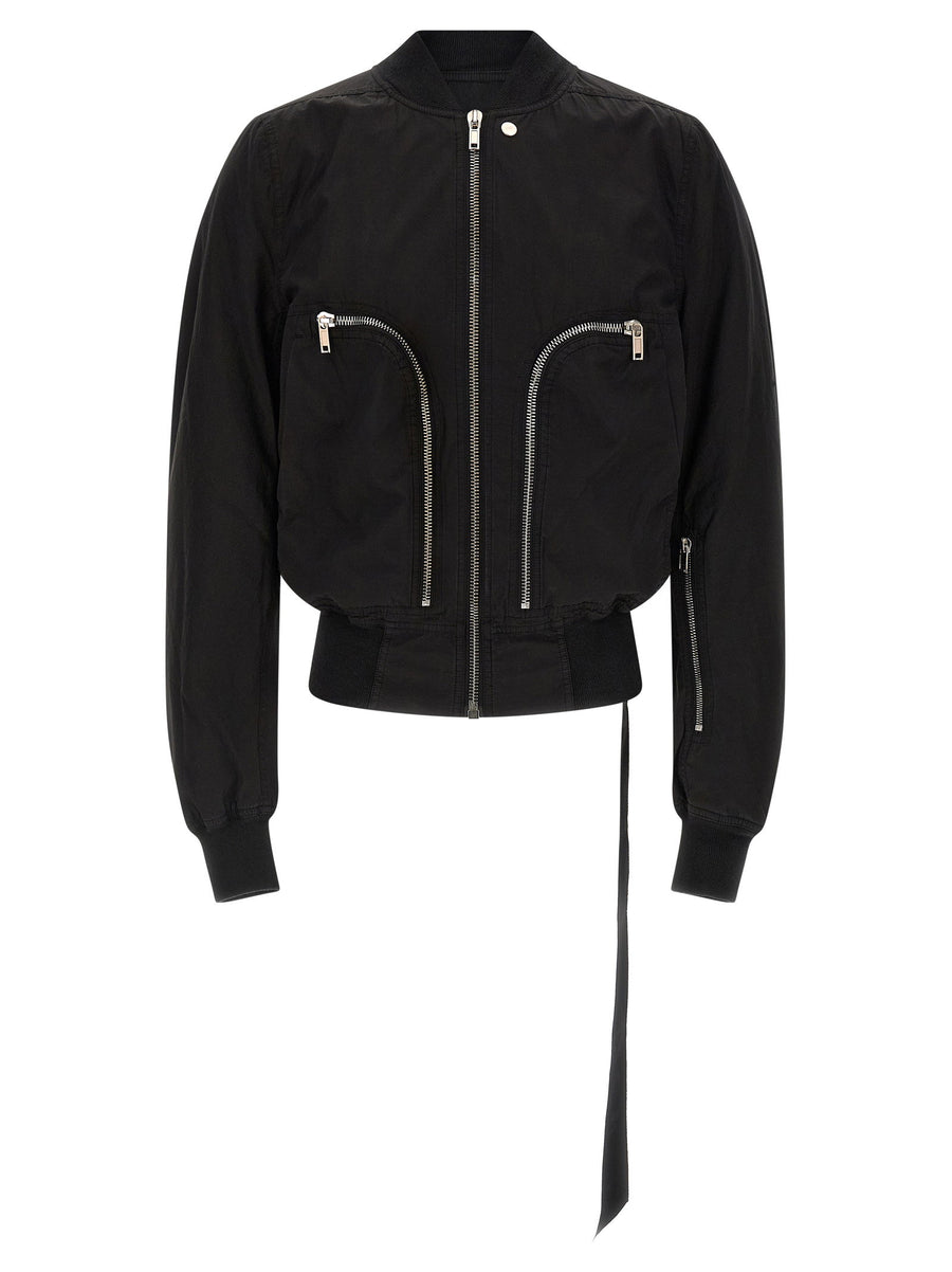 Drkshdw Bauhaus Flight Bomber Jacket Men 100 Percent Cotton Black