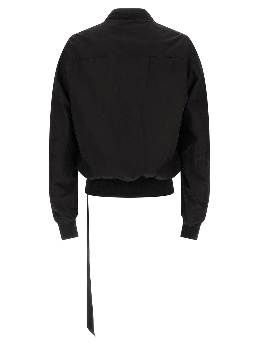 Drkshdw Bauhaus Flight Bomber Jacket Men 100 Percent Cotton Black