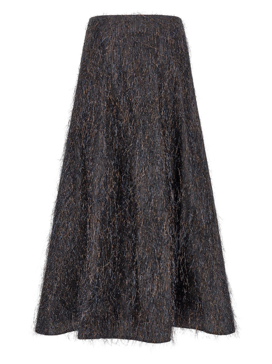 Peserico Skirt With Metallic Fringes