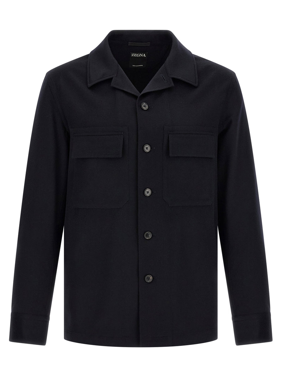 Zegna Oasis Cashmere Overshirt