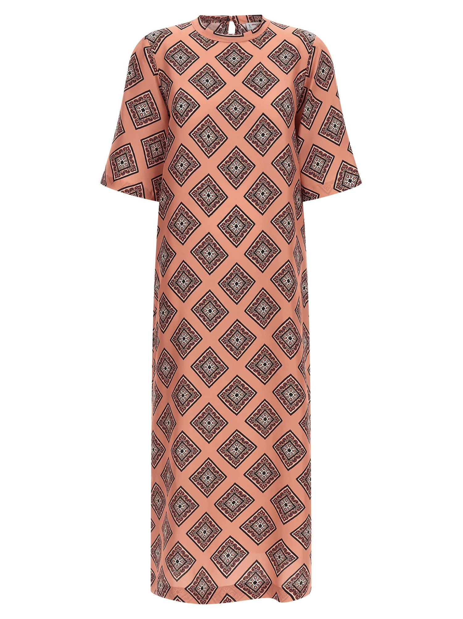 Alberto Biani Tie Print Dress