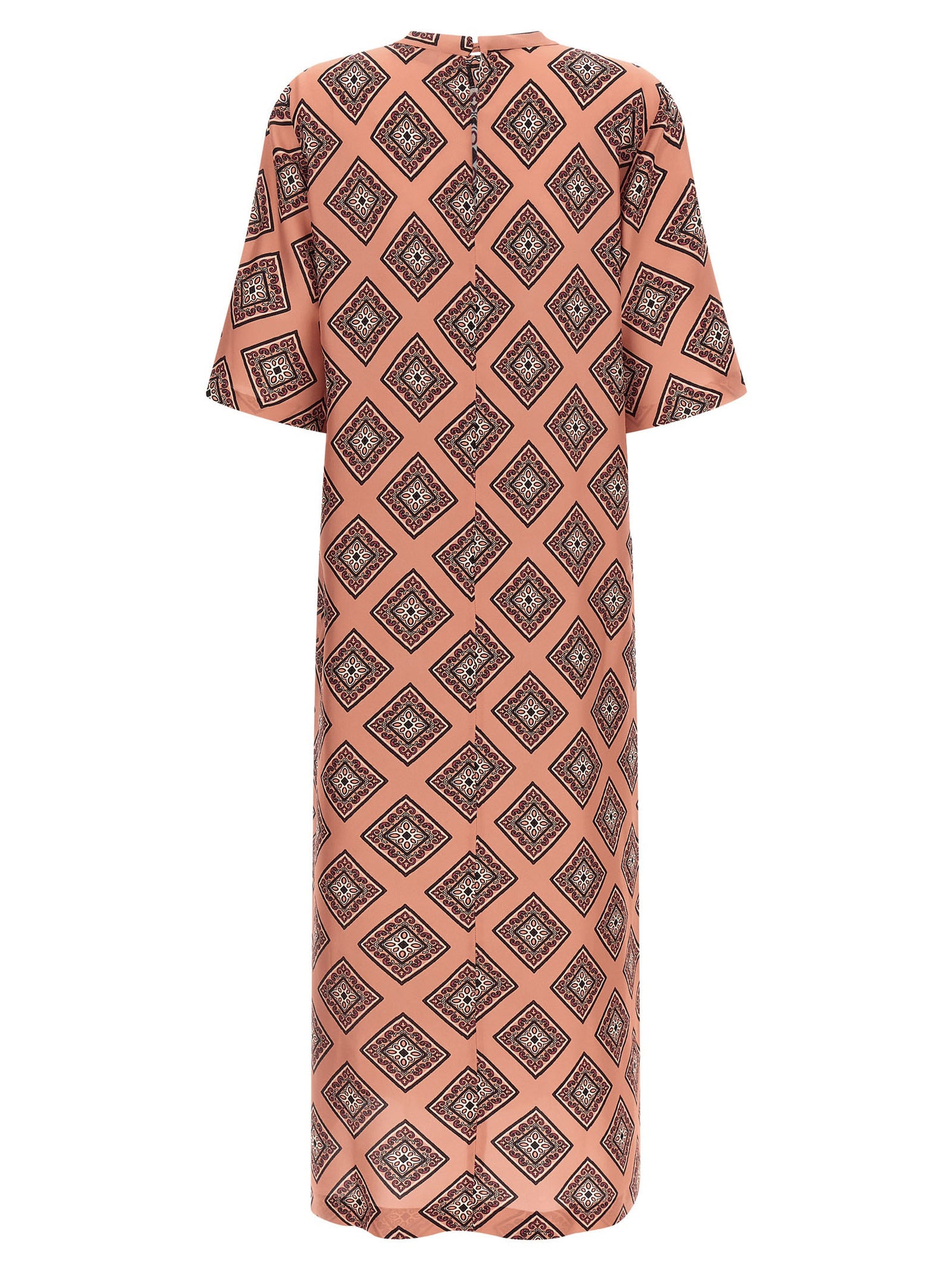Alberto Biani Tie Print Dress