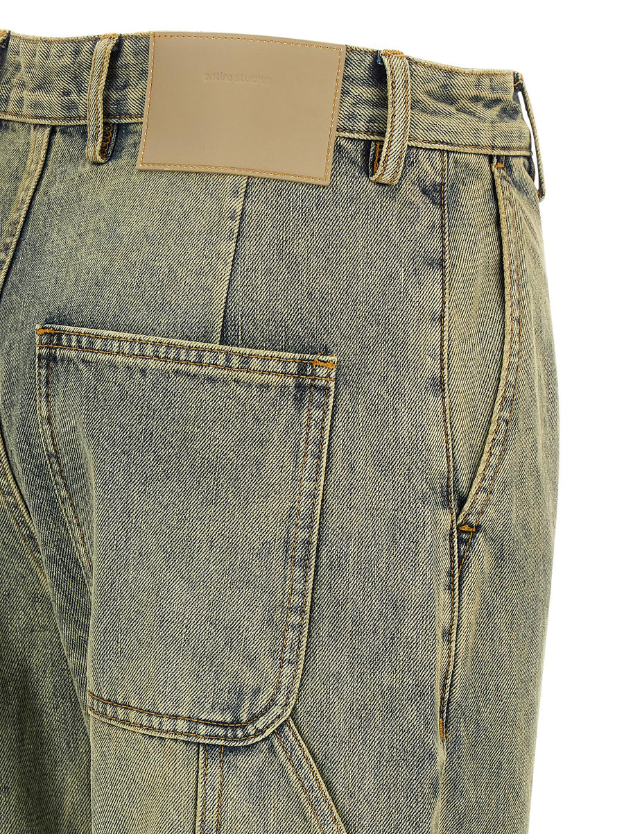 Entire Studios Cuff Surface Wave Jeans