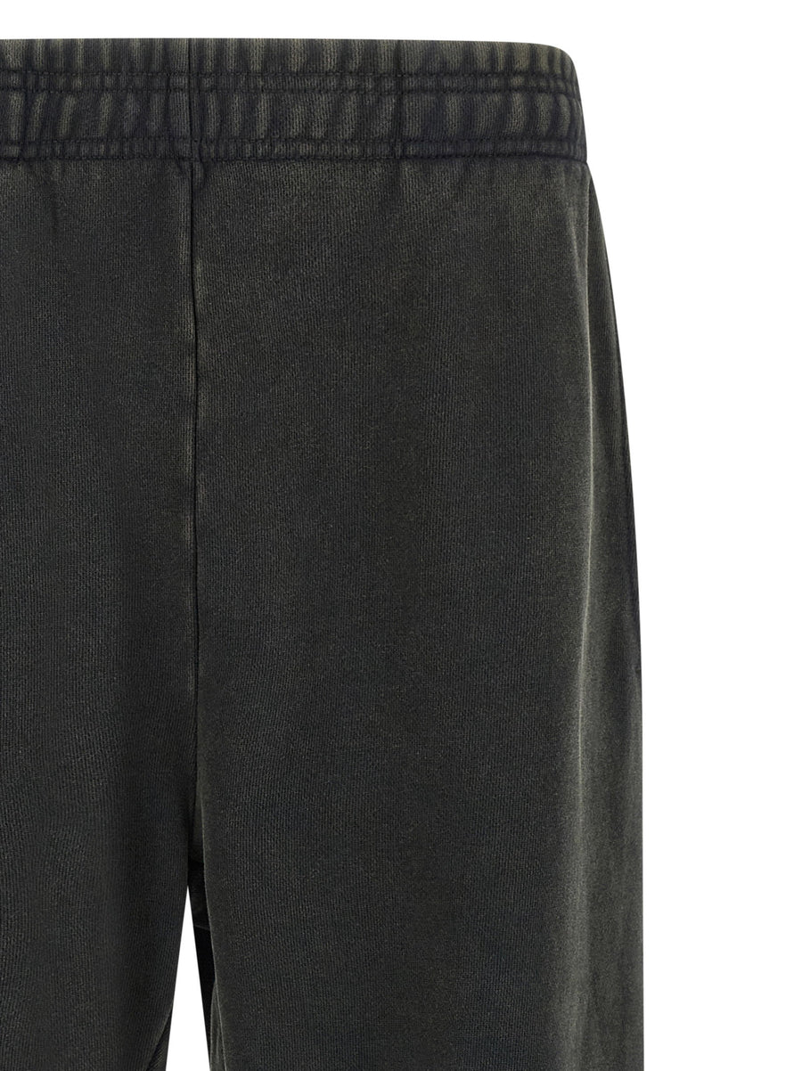 Entire Studios Cotton Joggers For Men With Delave Finish And Drawstring Elastic Waistband Loungewear