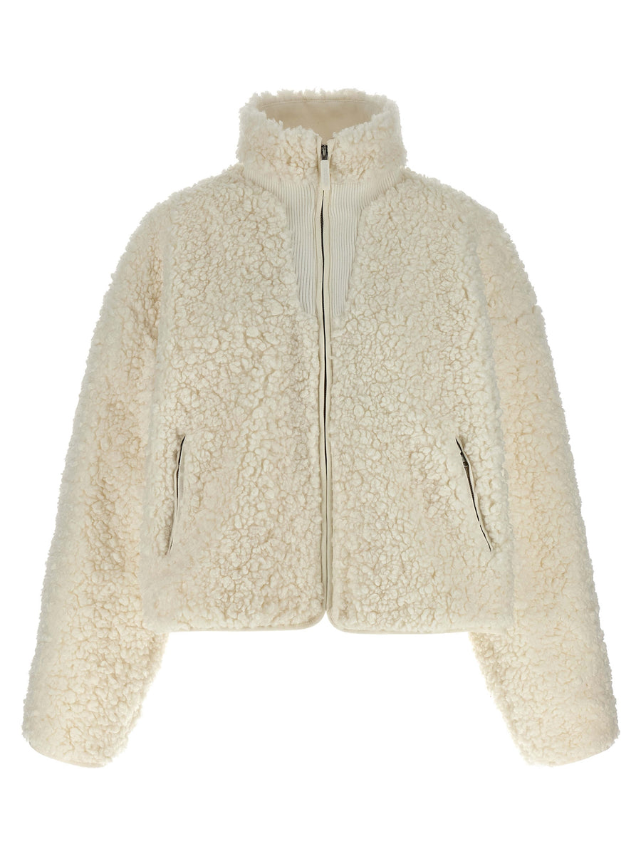 Ef Jacket By Entire Studios For Women Teddy Fabric Warmth Texture Luxurious Plush Outerwear