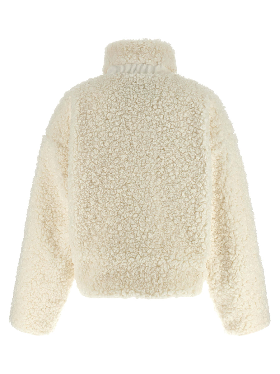 Ef Jacket By Entire Studios For Women Teddy Fabric Warmth Texture Luxurious Plush Outerwear