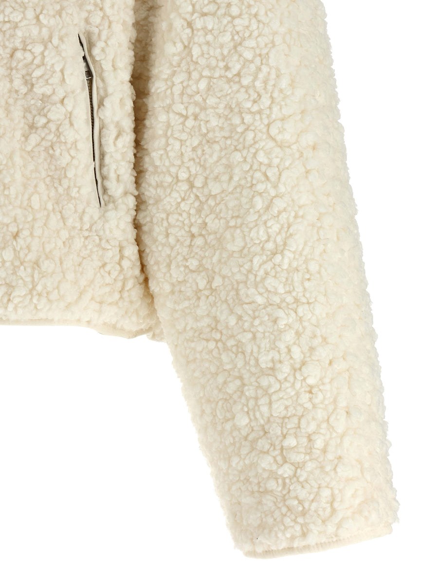 Ef Jacket By Entire Studios For Women Teddy Fabric Warmth Texture Luxurious Plush Outerwear
