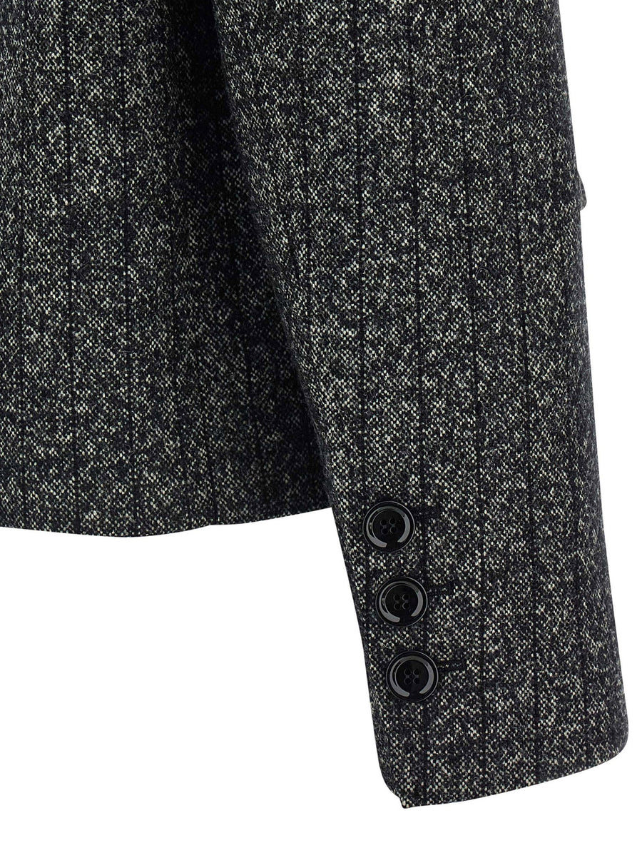 Dolce & Gabbana Striped Wool Blazer