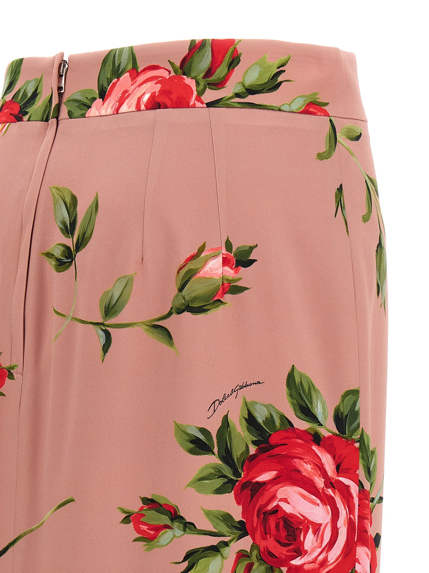 Dolce & Gabbana Bouquet Rose Skirt