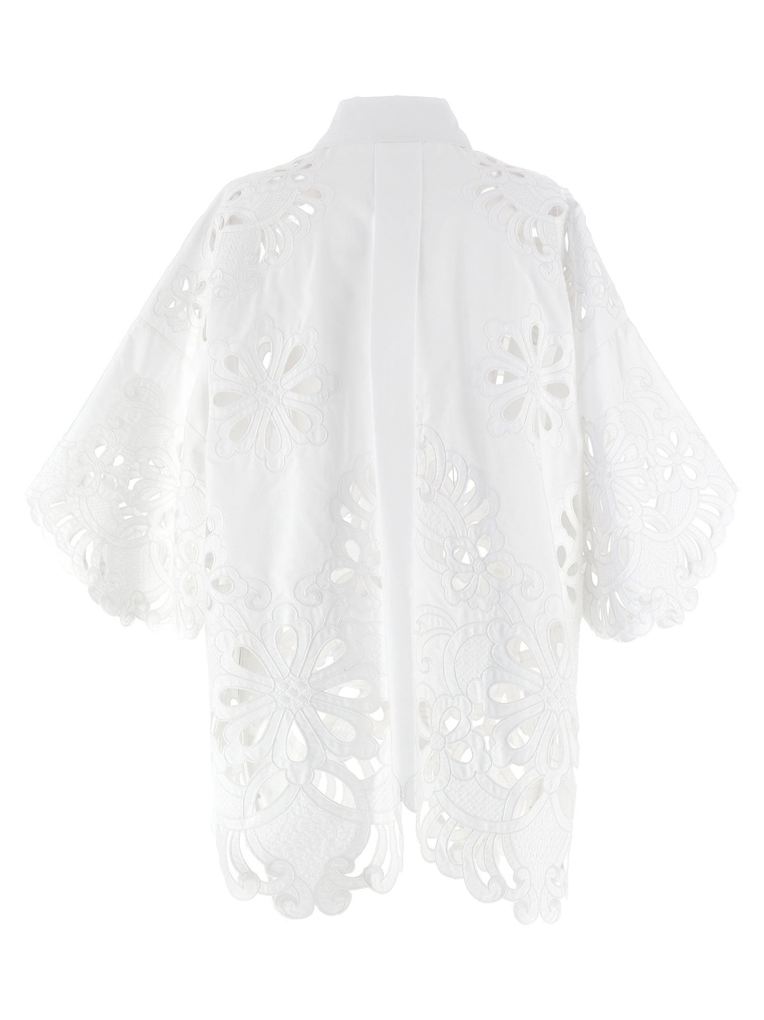 Dolce & Gabbana Cut-out Embroidery Shirt