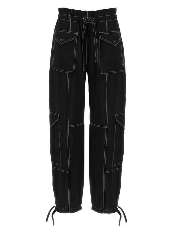 Ganni Light Slub Pocket Pants