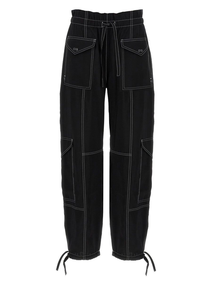 Ganni Light Slub Pocket Pants