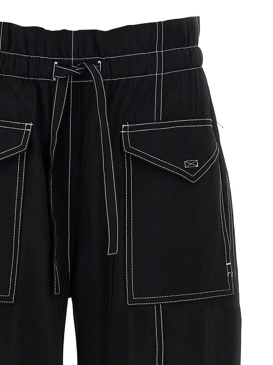 Ganni Light Slub Pocket Pants