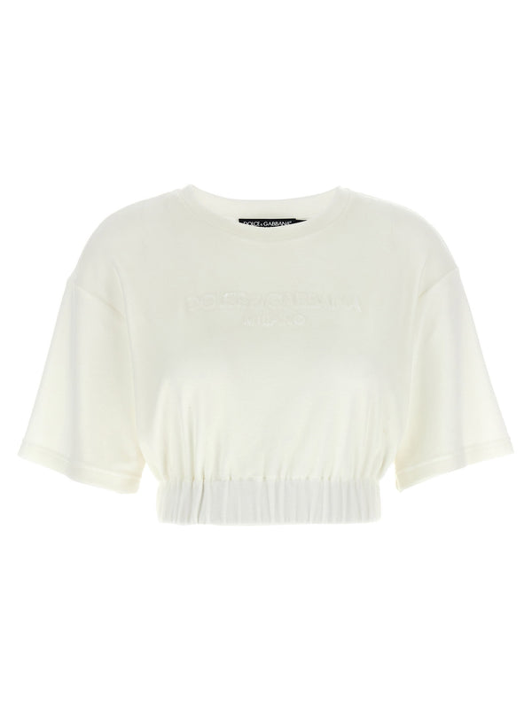 Dolce & Gabbana Logo Chenille Top