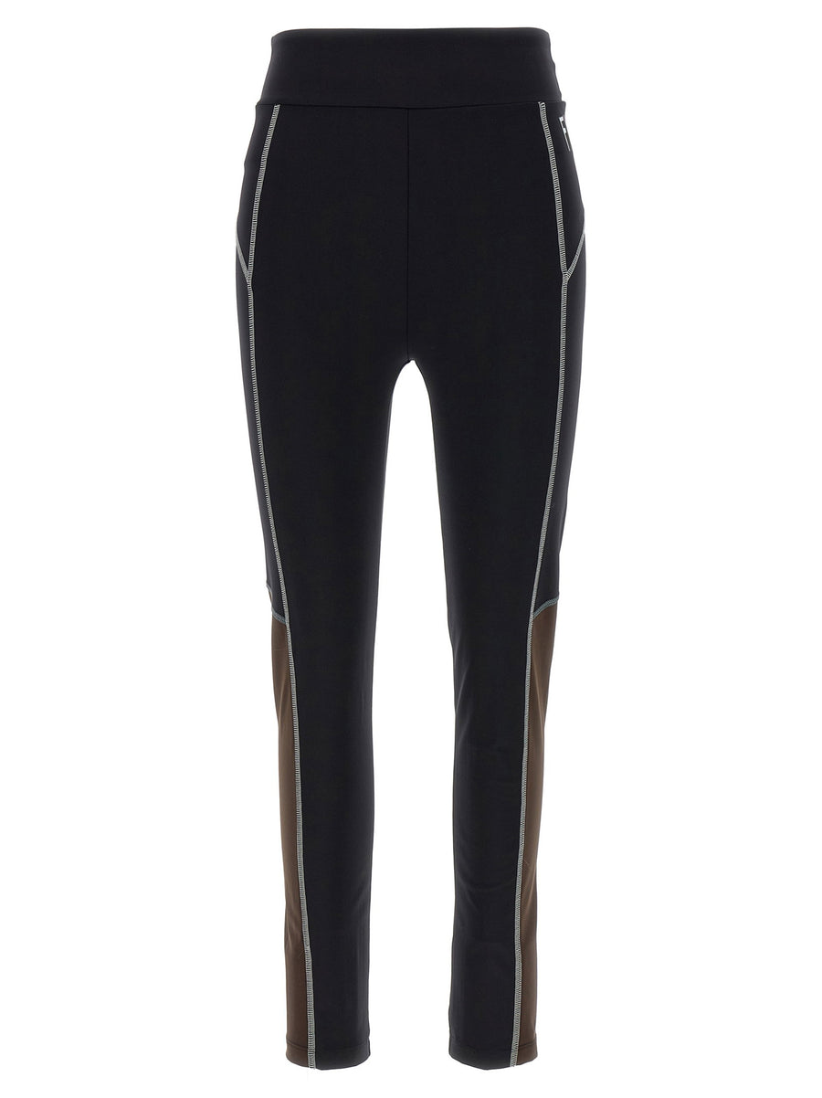 Fendi Color Block Leggings For Women With Tech Fabric And Performance Fit Luxury Activewear