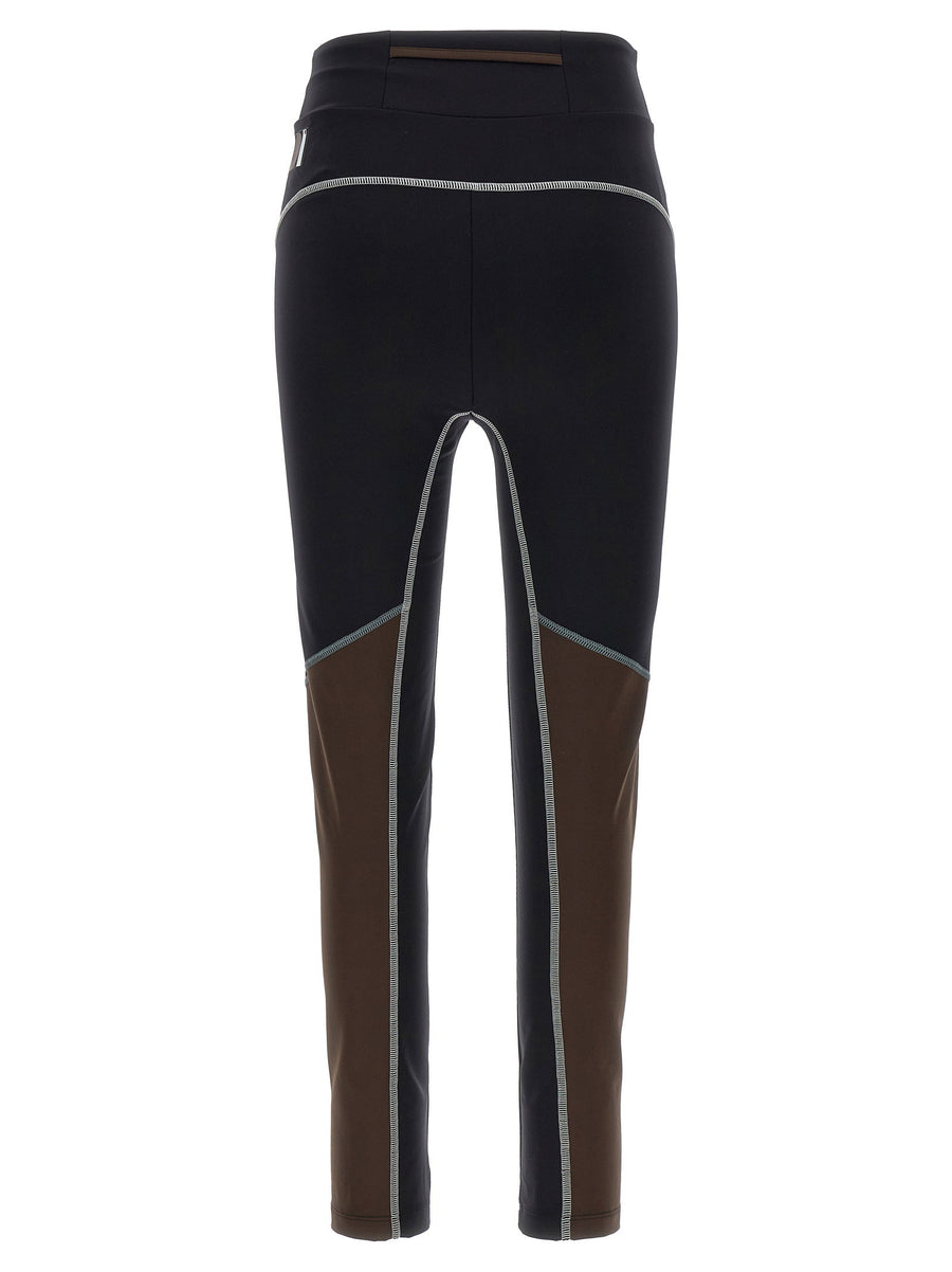 Fendi Color Block Leggings For Women With Tech Fabric And Performance Fit Luxury Activewear