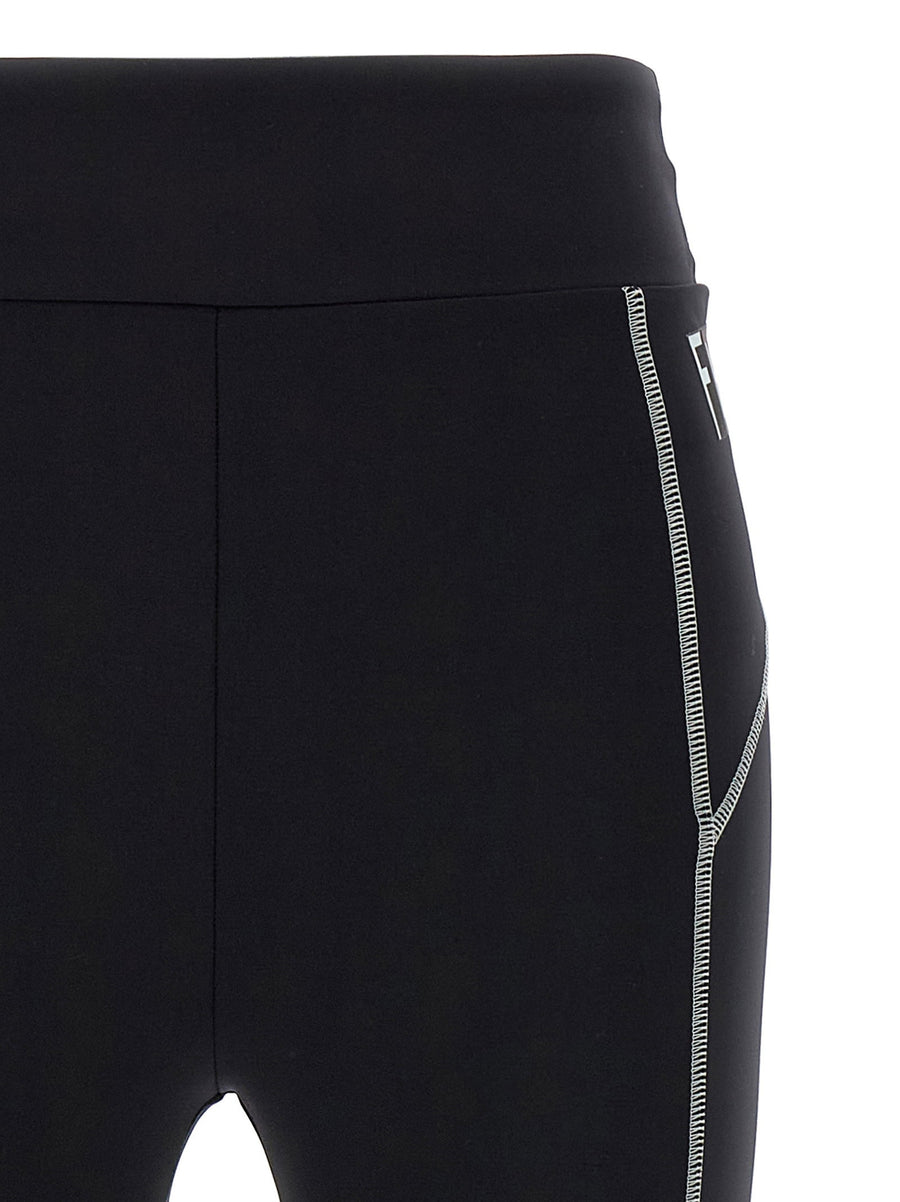 Fendi Color Block Leggings For Women With Tech Fabric And Performance Fit Luxury Activewear