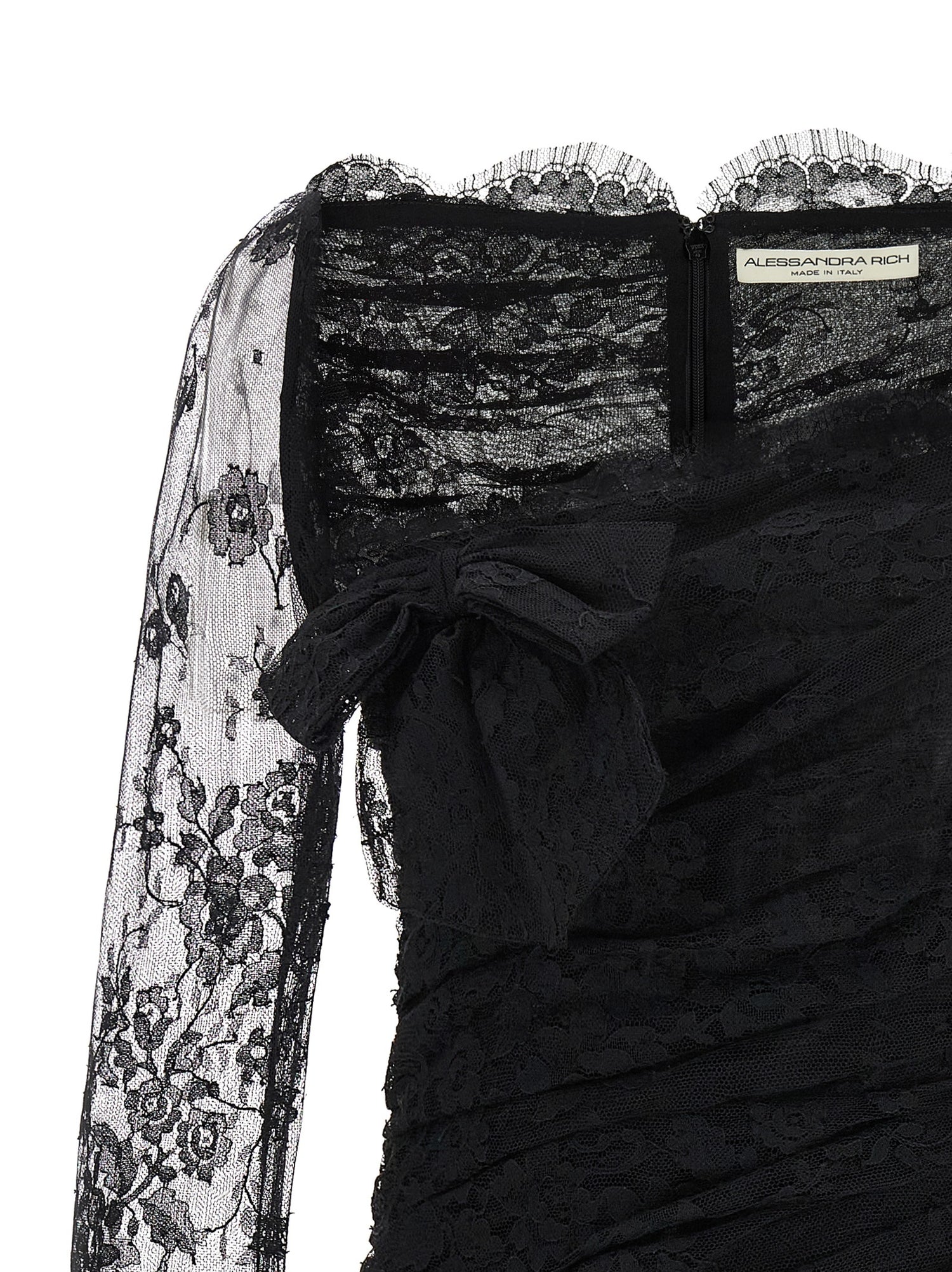 Alessandra Rich Draped Dress.