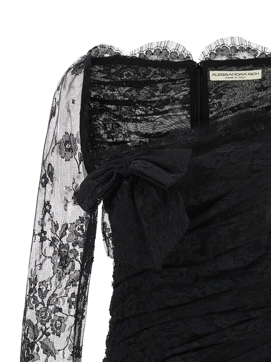 Alessandra Rich Draped Dress.