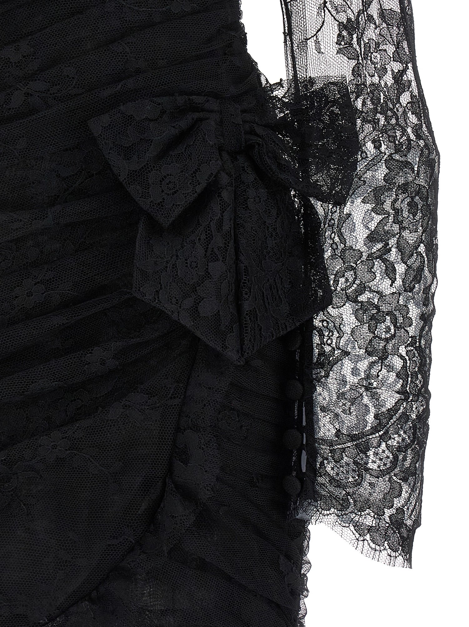 Alessandra Rich Draped Dress.