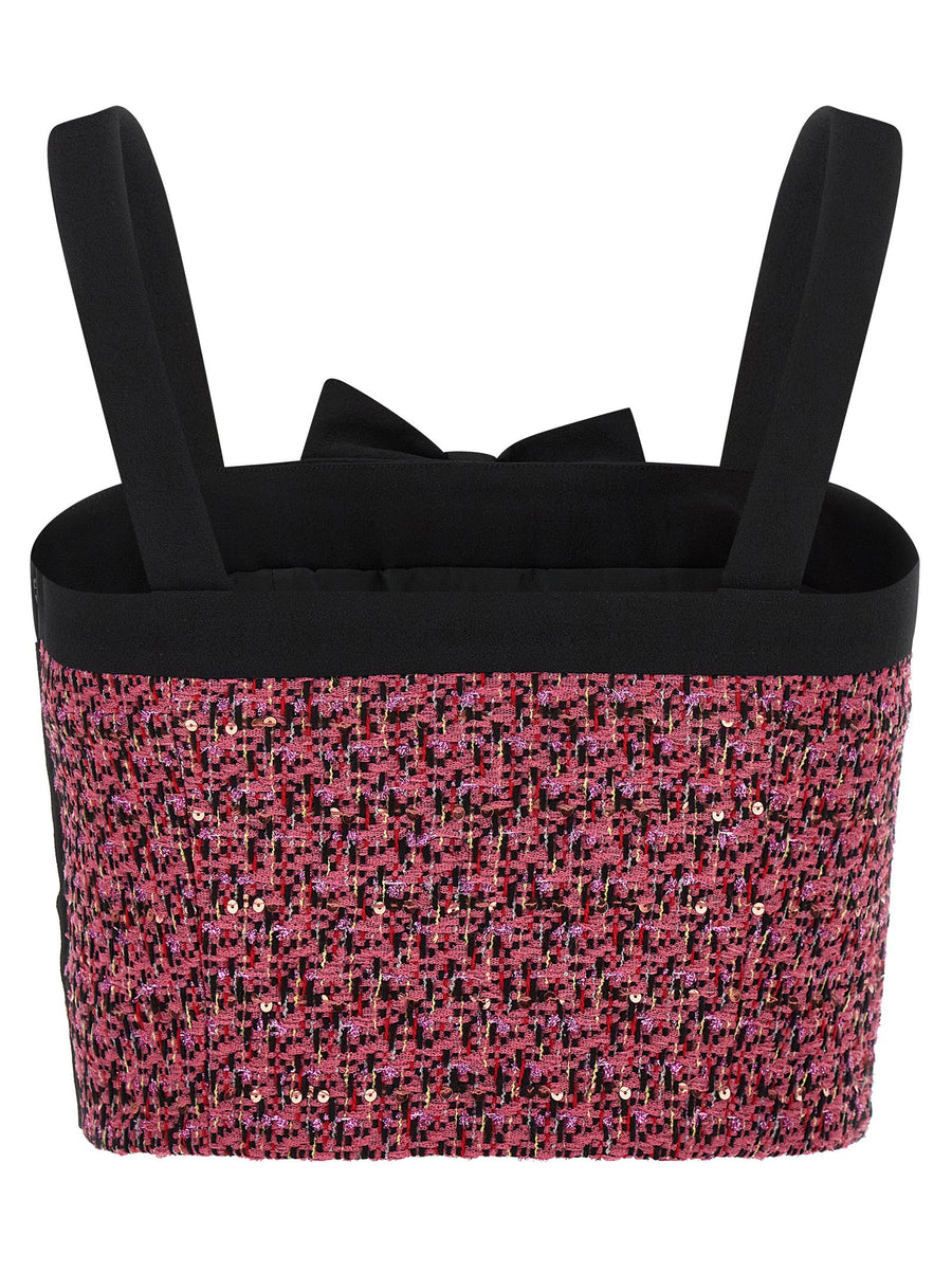 Alessandra Rich Tweed Top