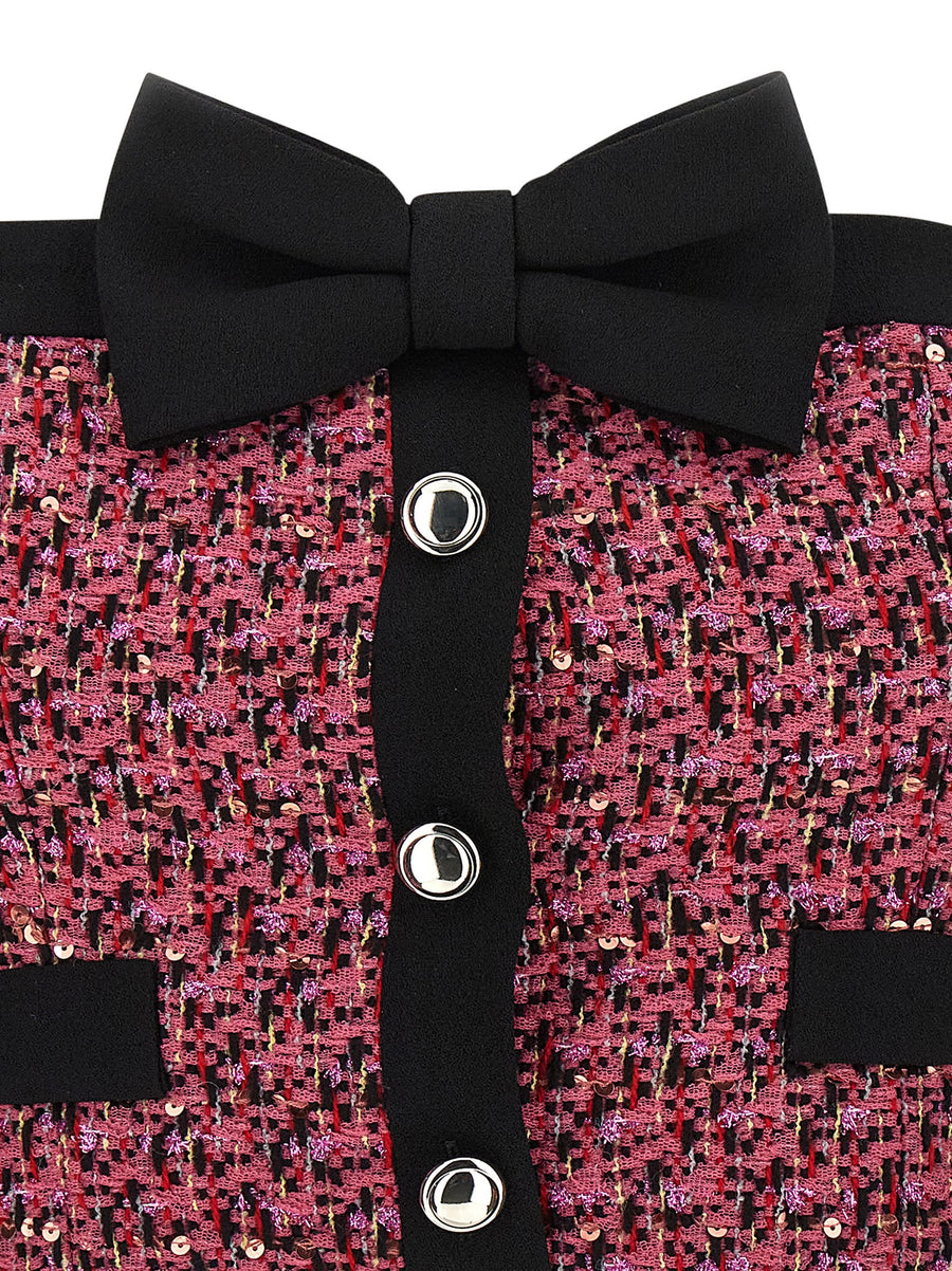 Alessandra Rich Tweed Top