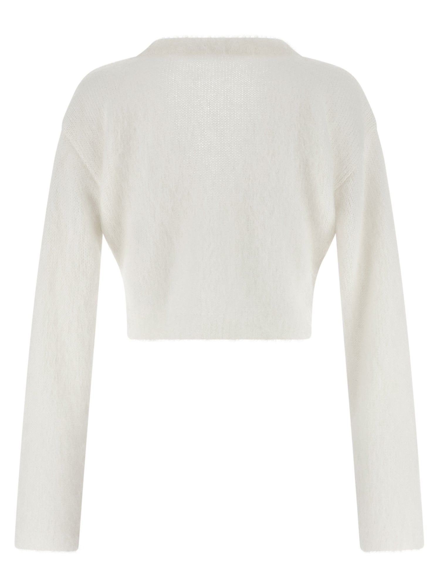Alessandra Rich Carded Mohair Cardigan