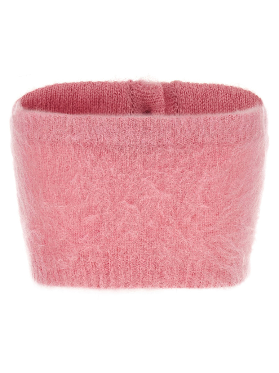 Alessandra Rich Carded Mohair Top