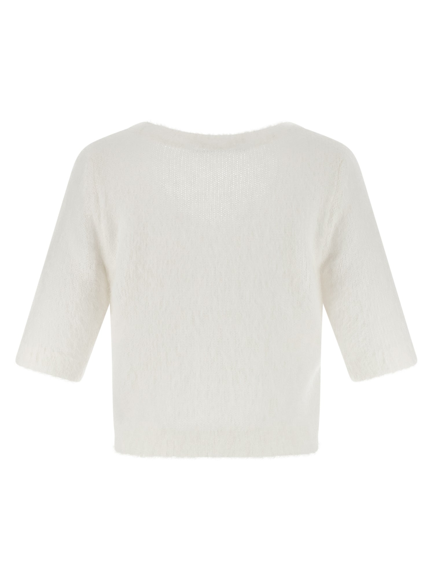 Alessandra Rich Carded Mohair Sweater