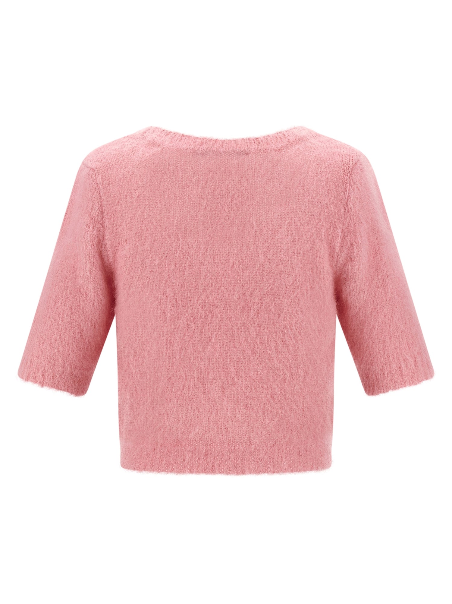 Alessandra Rich Carded Mohair Sweater