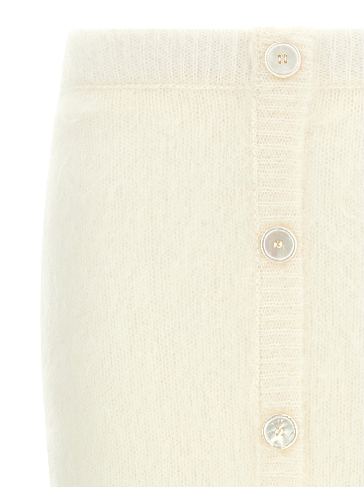 Alessandra Rich Carded Mohair Skirt