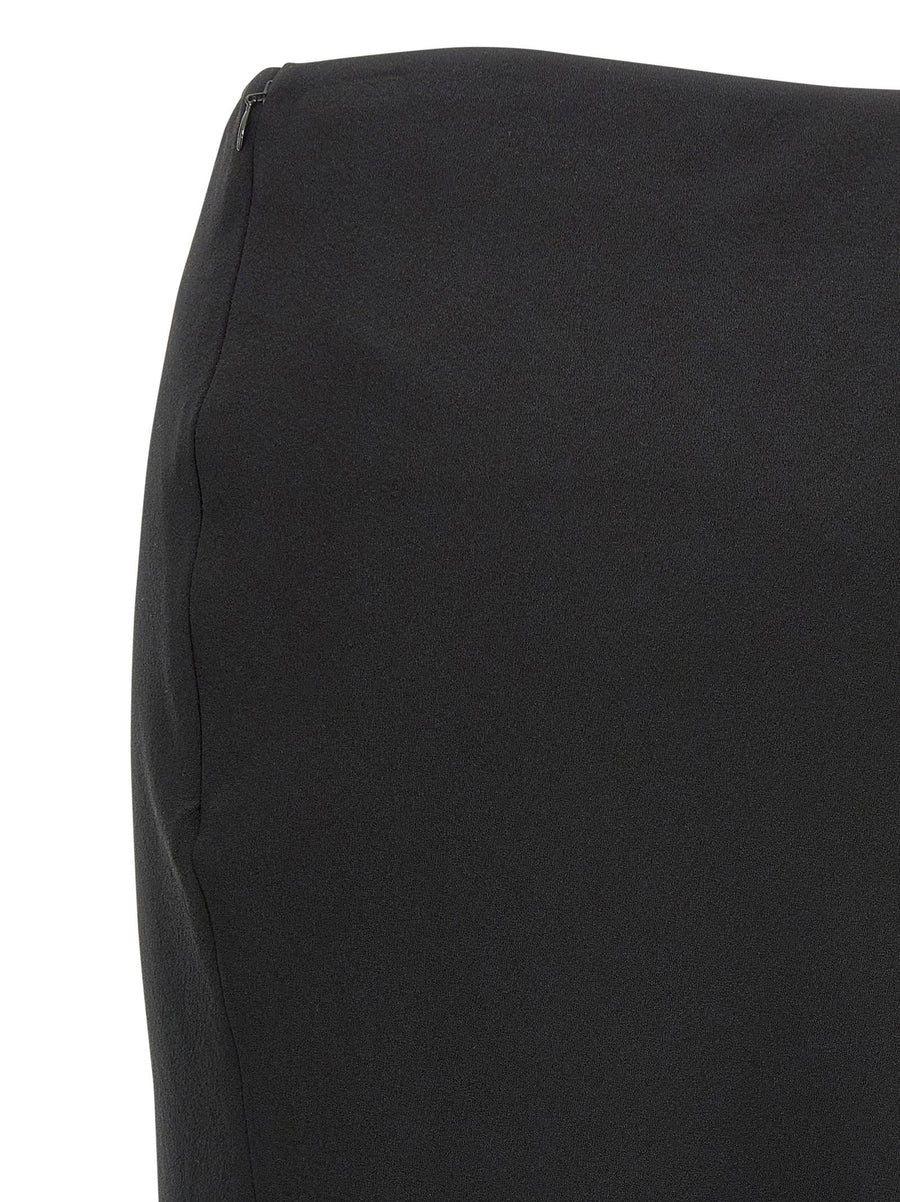 Alessandra Rich Long Silk Skirt