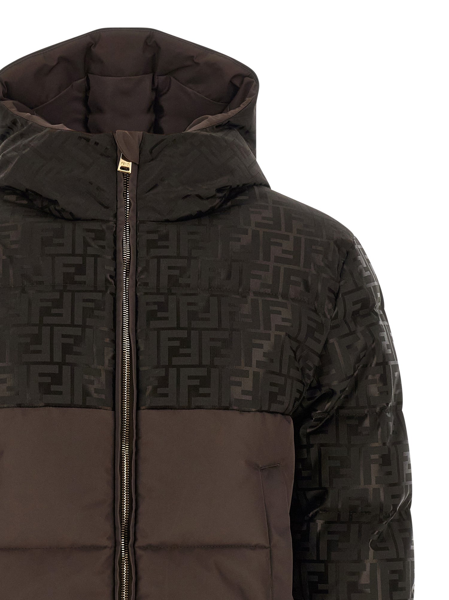 Fendi Ff Nylon Down Jacket