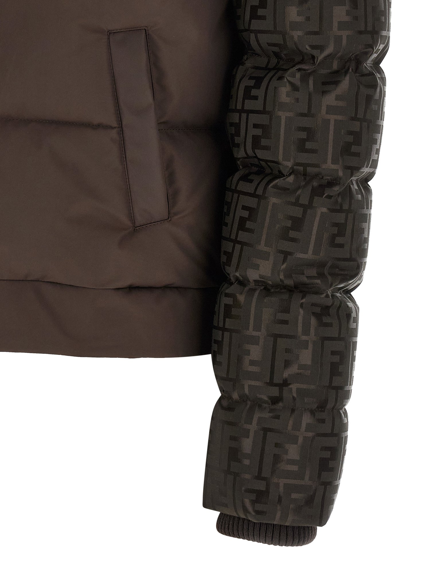 Fendi Ff Nylon Down Jacket