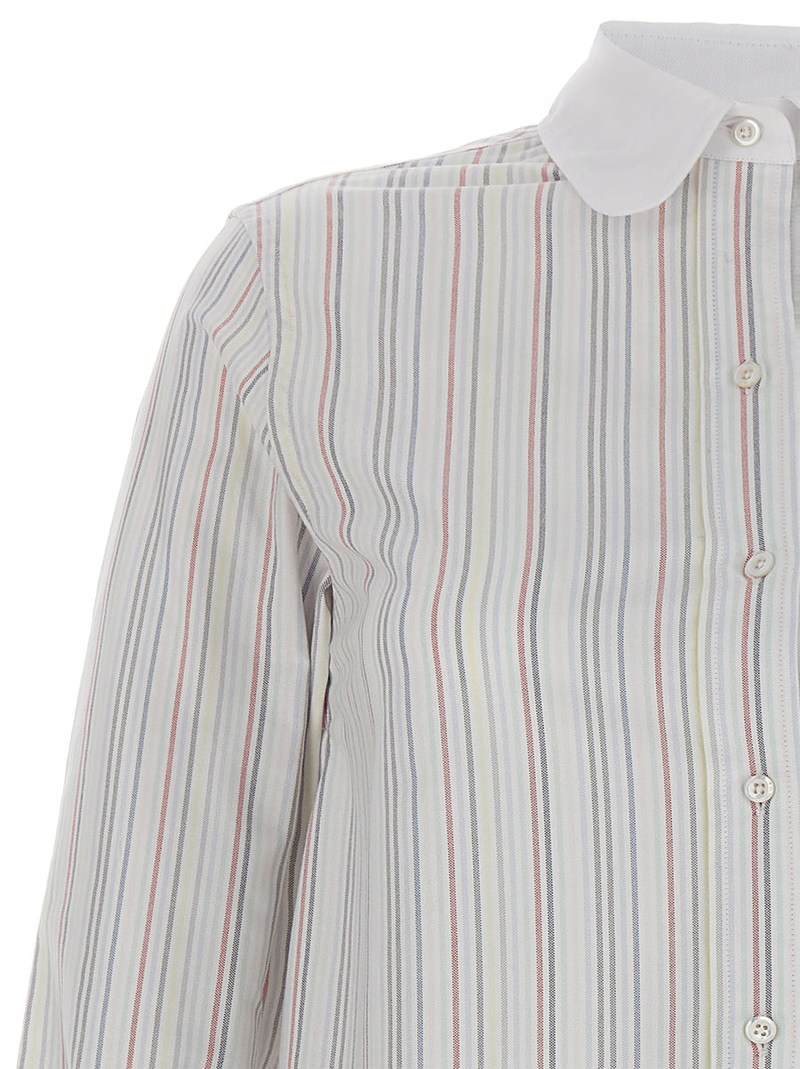 Thom Browne Striped Shirt Dress For Women Premium 100 Percent Cotton Oxford Tailored Versatile Work To Evening