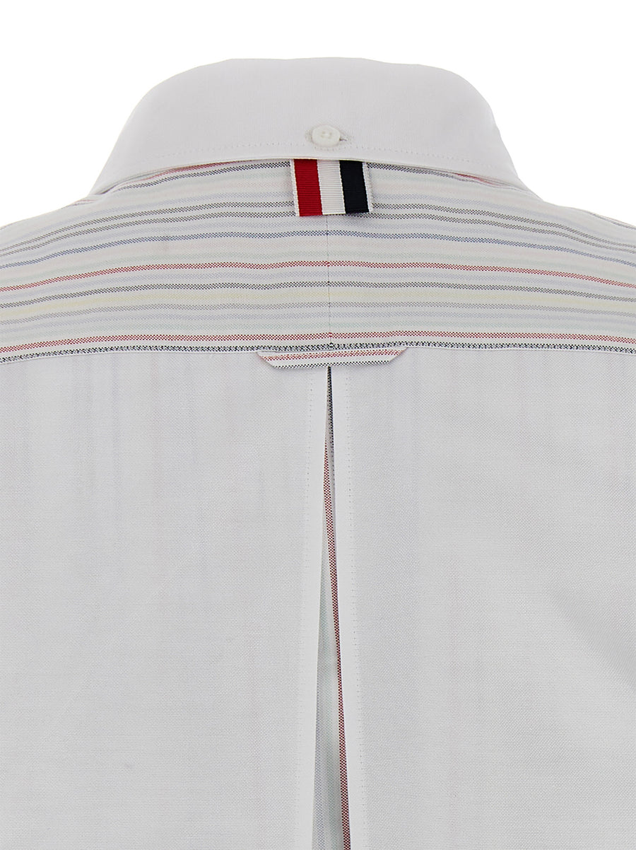 Thom Browne Striped Shirt Dress For Women Premium 100 Percent Cotton Oxford Tailored Versatile Work To Evening