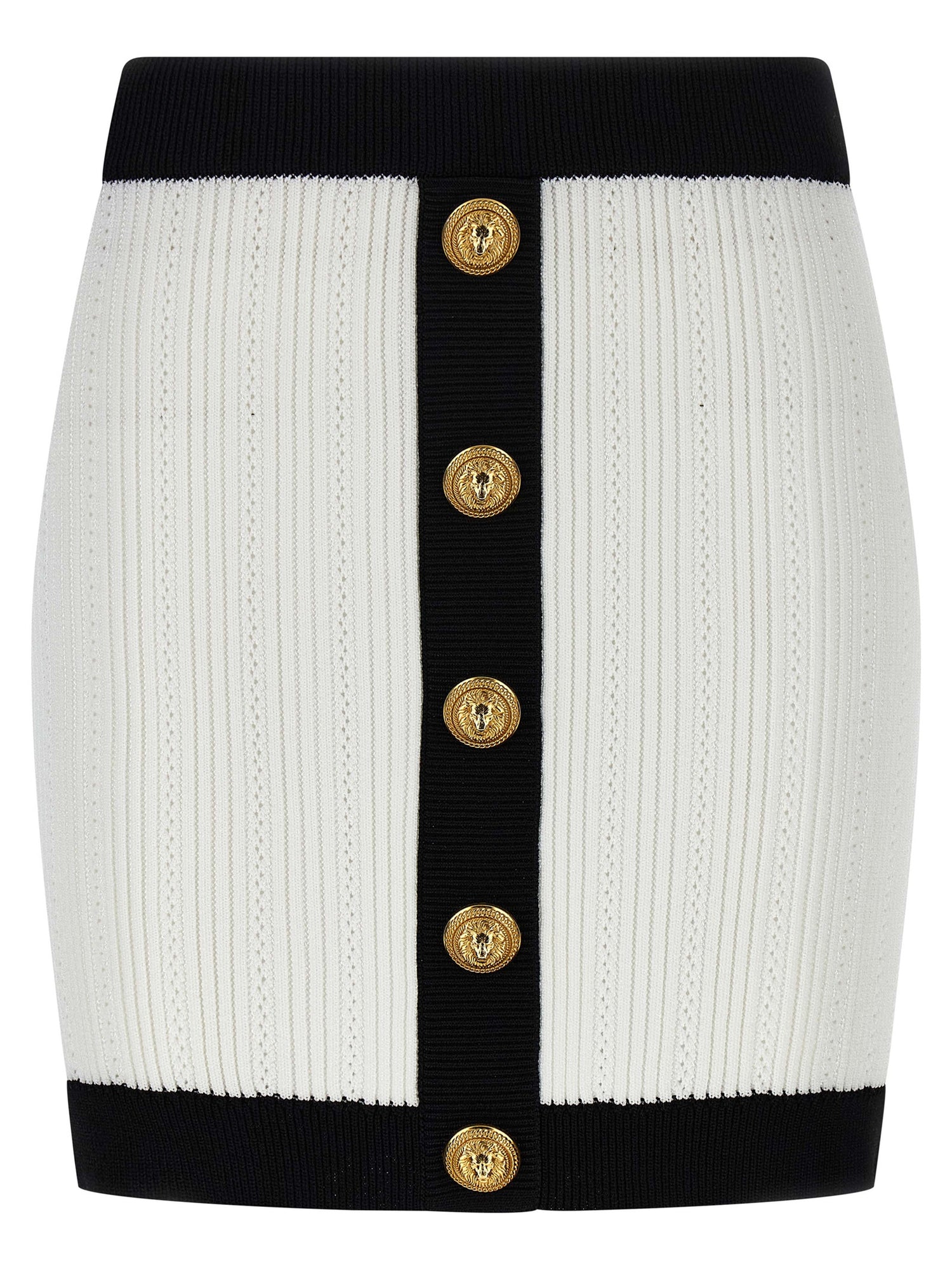 Balmain Two-tone Miniskirt