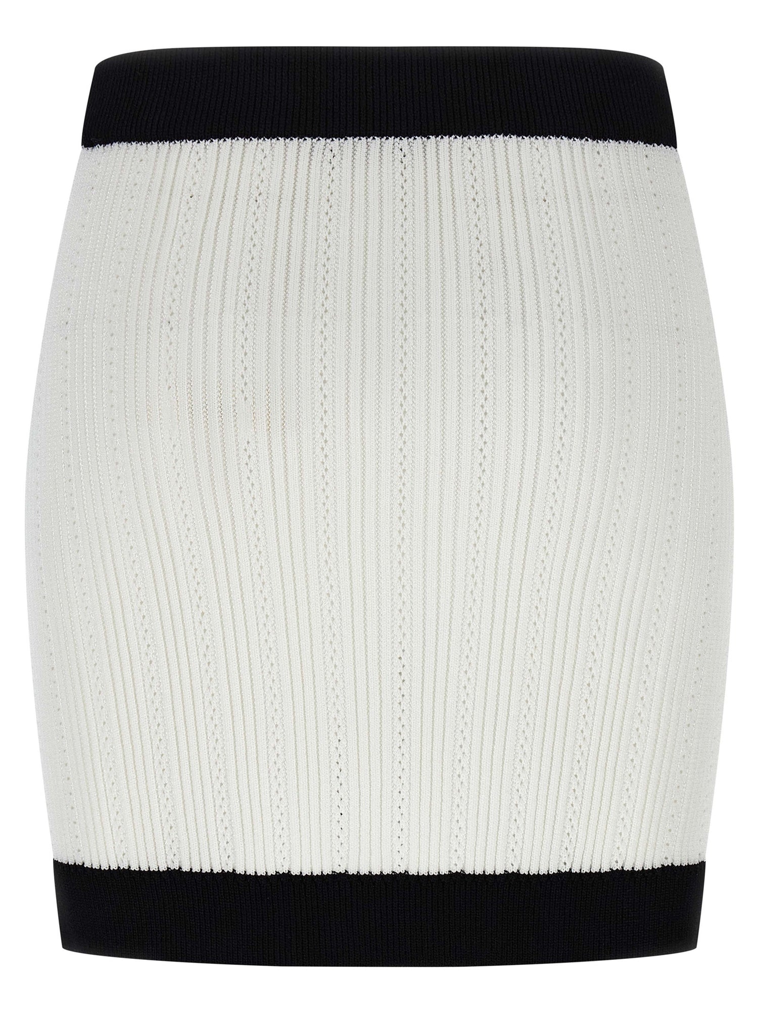 Balmain Two-tone Miniskirt