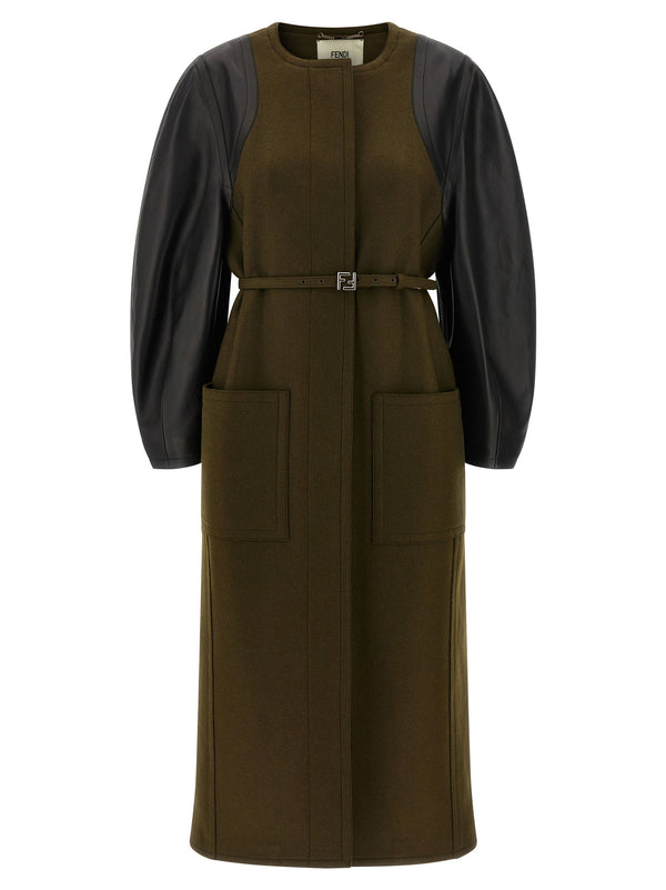 Fendi Wool Felt Coat