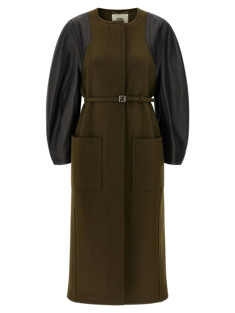 Fendi Wool Felt Coat