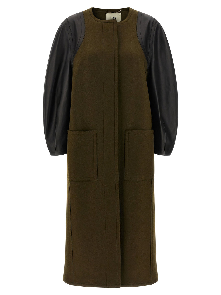 Fendi Wool Felt Coat